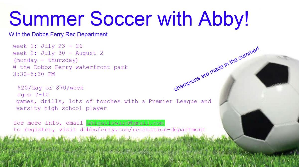 Summer Soccer with Abby!