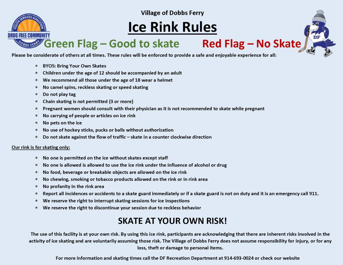 ice rink rules