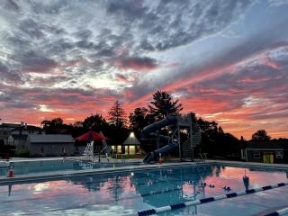 Sunset at Gould Park Pool