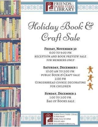 DF Library Event:  Friends of DF Library Holiday Book Sale and Vintage Jewelry Sale - Members Only Night