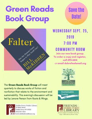 DF Library Event: GREEN Reads Book Group