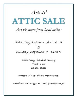 DF Historical Society Event: Artists Attic