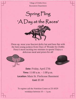 Spring Fling:  'Day at the Races'