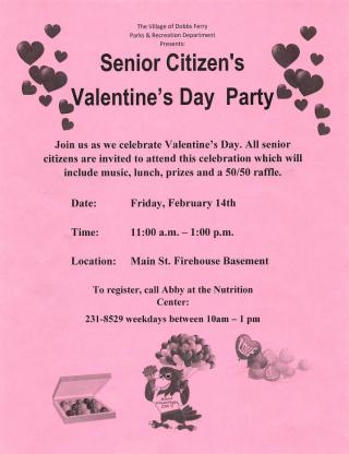 DF Senior Citizens Event: Valentine's Day Party