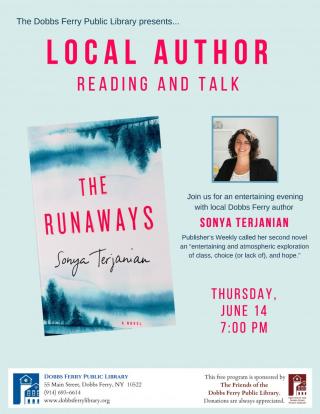 Local Author Sonya Terjanian - Reading and Talk