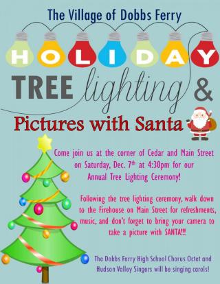 Holiday Tree Lighting and Pictures with Santa